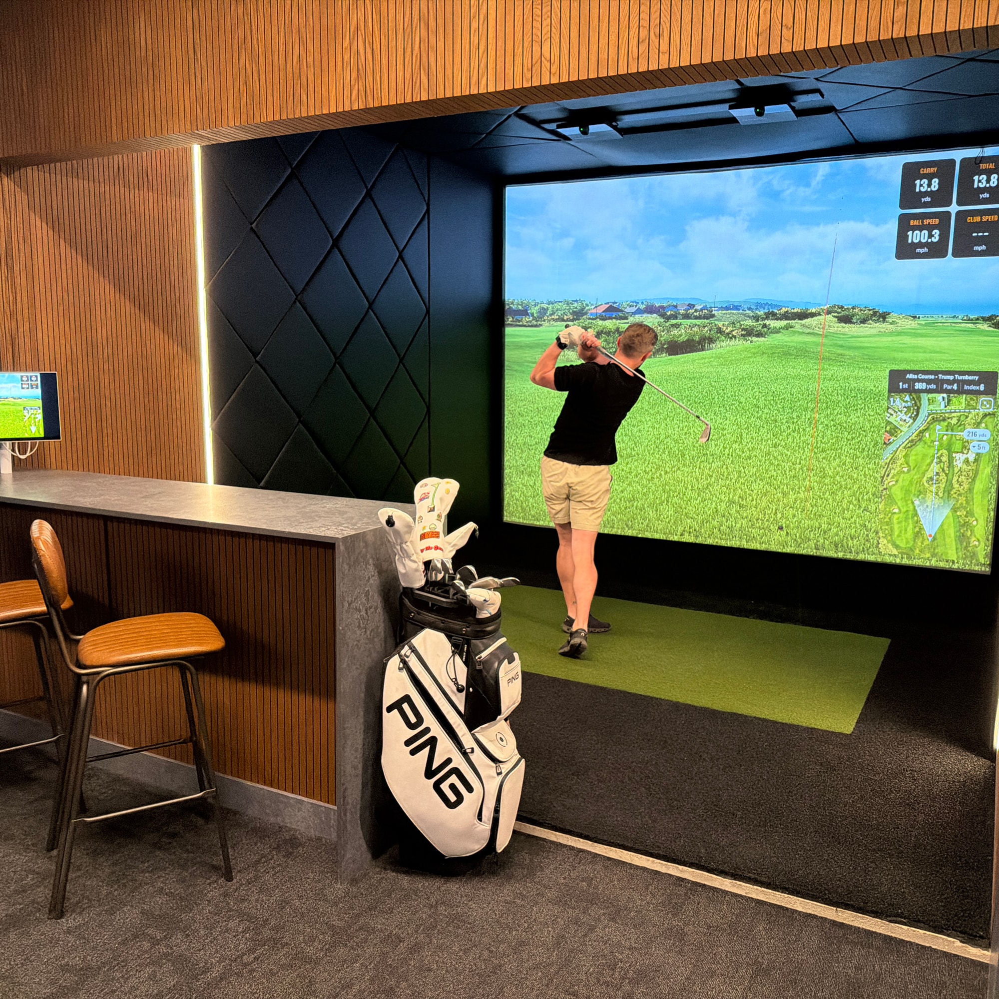 Trackman Golf Simulator